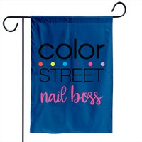 Drapeau de jardin Color Street Nail Boss - Impression recto-verso — Drapeaux décoratifs