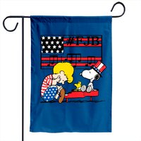 Drapeau de jardin Fjb Snoopy Music - Impression double face — Drapeaux décoratifs