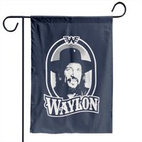 Waylon Jennings Tour 79 Garden Flag
