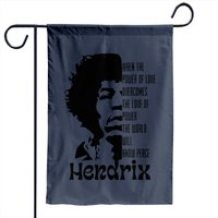 Jimi Hendrix Quote Garden Flag for Outdoor Use