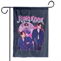Jungkook BTS Bangtan Garden Flag — Decorative Flags