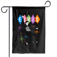 Elvis Presley Dancing Star Garden Flag