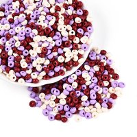 Perles Acryliques Opaques en Forme de Goutte, FireBrick, 11630pcs/500g
