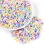 Perles Acryliques Opaques en Forme de Goutte, Couleurs Variées, 11630pcs/500g