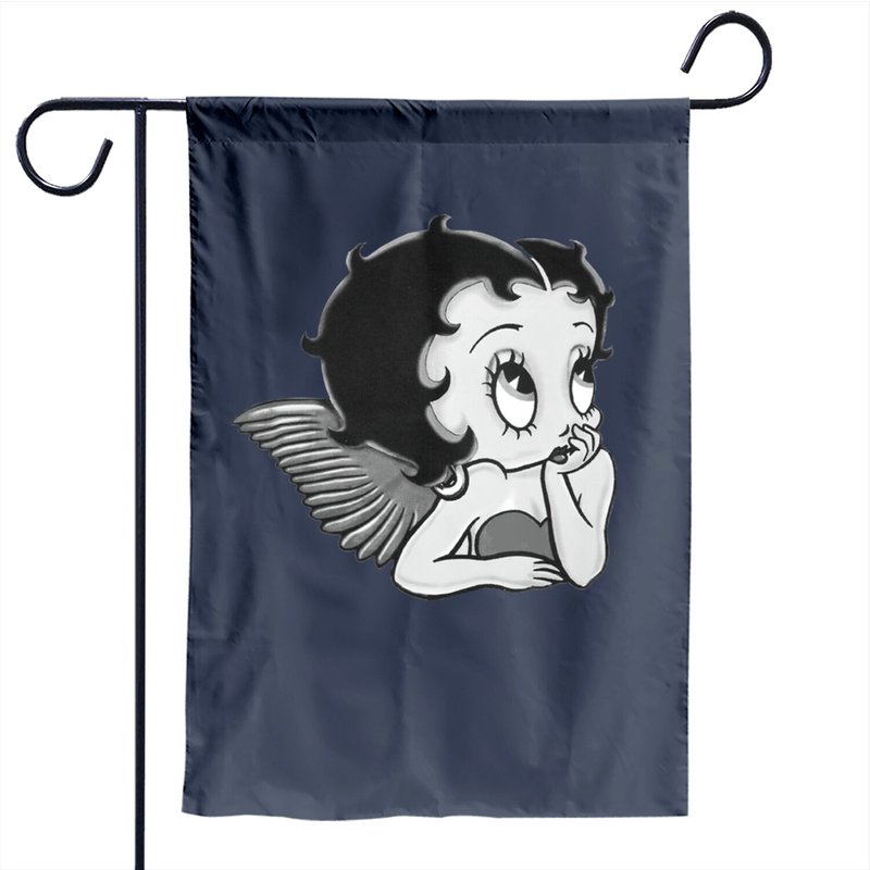 Drapeau de jardin classique Betty Boop pour usage extérieur — Drapeaux décoratifs