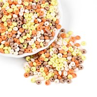 Perles en Acrylique Opaques, Goutte, Jaune, 5x5x3mm, 11630pcs/500g