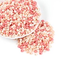 Opaque Acrylic Teardrop Beads, Salmon, 5x5x3mm, 1.5mm Hole — Jewelry Beads
