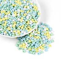 Perles acryliques opaques en forme de goutte, turquoise, 11630pcs/500g — Perles à bijoux