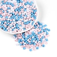 Perles Acryliques Opaques en Forme de Goutte, Bleu Ciel Profond — Perles à bijoux
