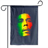 Bob Marley Color Face Garden Flag for Outdoor Use