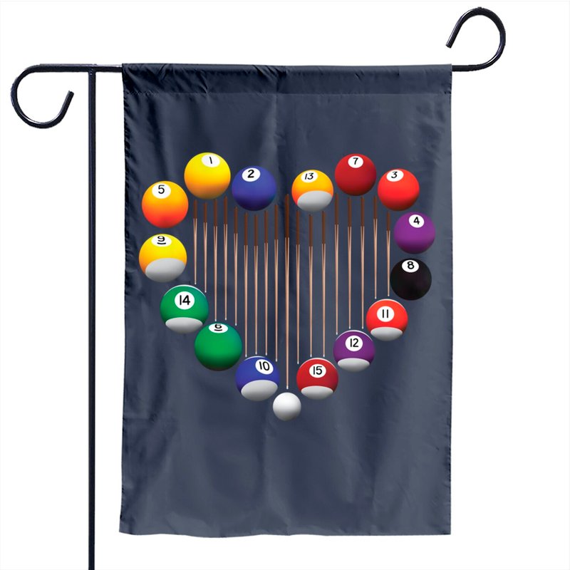 Billiard Pool Billiard Ball Garden Flag — Decorative Flags