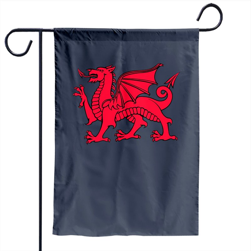 Drapeau Rouge du Dragon Gallois pour Jardin — Drapeaux décoratifs