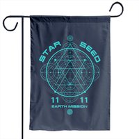 Starseed Sacred Geometry Garden Flag — Decorative Flags