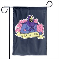 Men's Skeletor Face Garden Flag