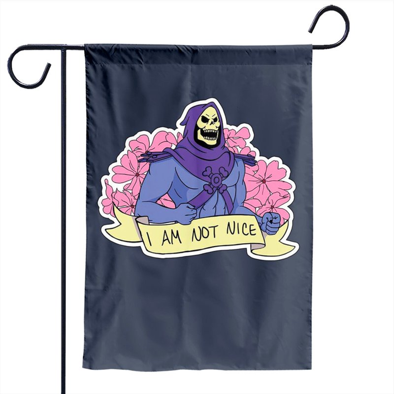 Men's Skeletor Face Garden Flag — Decorative Flags