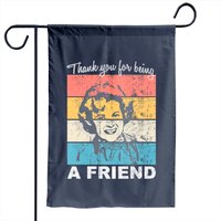 Drapeau de jardin Betty White Merci d'être une amie — Drapeaux décoratifs
