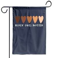 Drapeau de jardin Blm Black Lives Matter Heart — Drapeaux décoratifs