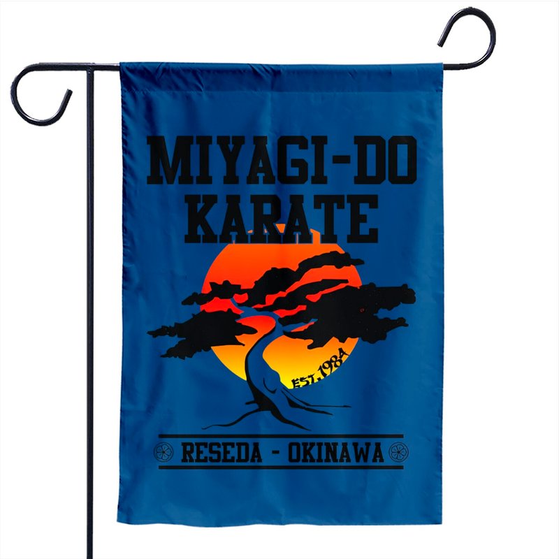 Drapeau de jardin Miyagi Do Karate Est 1984