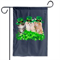 Drapeau de jardin Saint-Patrick Trois Chats pour les amoureux des chats