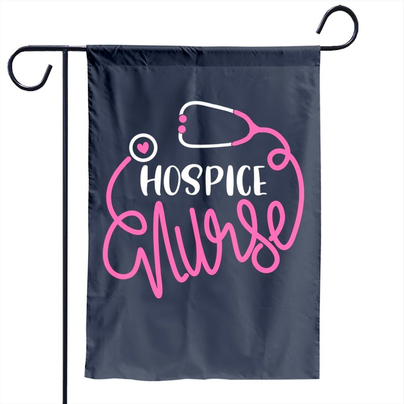 Drapeau de jardin infirmière en soins palliatifs — Drapeaux décoratifs