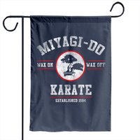 Drapeau de jardin Miyagi Do Karate Kid Wax On Wax Off