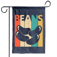 Drapeau de Jardin Vintage Amoureux des Haricots - Impression Recto-Verso