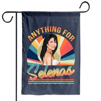 Drapeau de jardin Vintage Anything For Selenas Lovers Selena Quintanilla — Drapeaux décoratifs