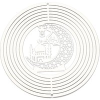 Charms/Links en Acier Inoxydable 201 en Forme de Lune — Accessoires pour bijoux