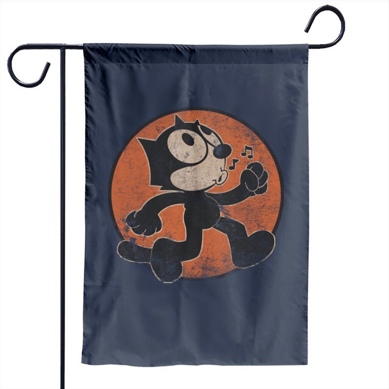 Drapeau de jardin Felix The Cat Vintage
