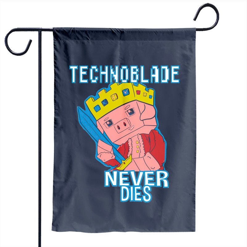 Drapeau de jardin Technoblade Never Dies