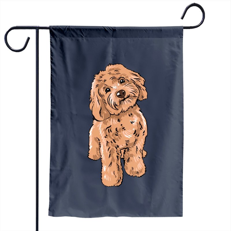 Drapeau de jardin Cockapoo - Impression recto-verso