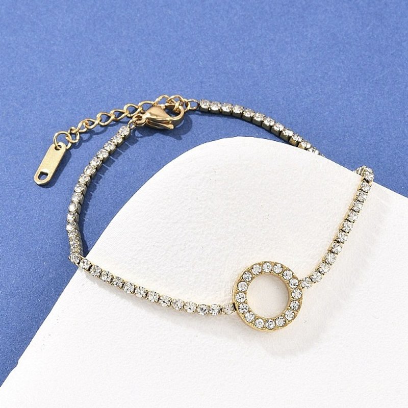 304 Stainless Steel Cup Chain Bracelet for Women, 18K Gold Plated — Bracelet Women