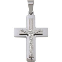 Pendentif Croix en Acier Inoxydable 304 Thème Jésus — Breloques et pendentifs