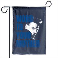 Vanilla Ice Word To Your Mother Short Sleeve Garden Flag — Decorative Flags