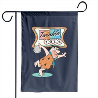 Flintstones Twinkle Toes Fred Flintstone Bowling Alley Garden Flag — Decorative Flags