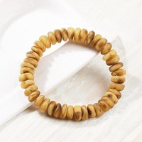 Bracelet Élastique en Ambre Naturel pour Hommes et Femmes