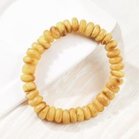 Bracelet Élastique en Ambre Naturel pour Femmes et Hommes — Bracelet Femme
