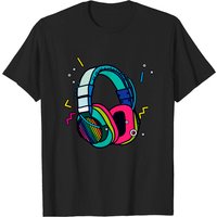 Music Sound Headphones DJ Disk Jockey T-Shirt for Men