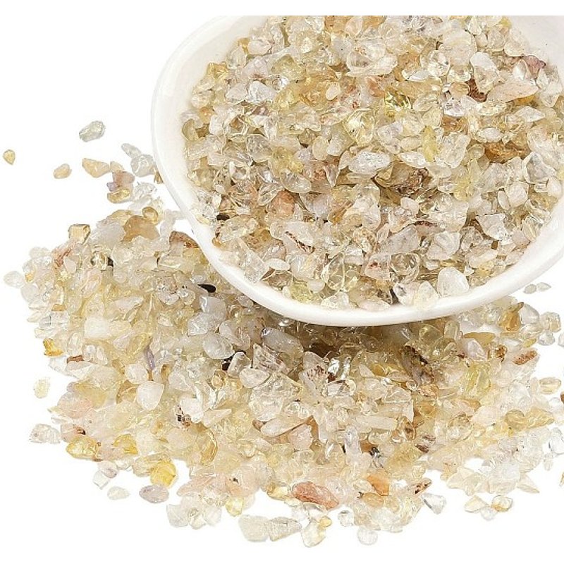 Perles de Citrine Naturelle, Perles Sans Trou, Chip, 3.5-9.5x2.5-5mm — Perles à bijoux