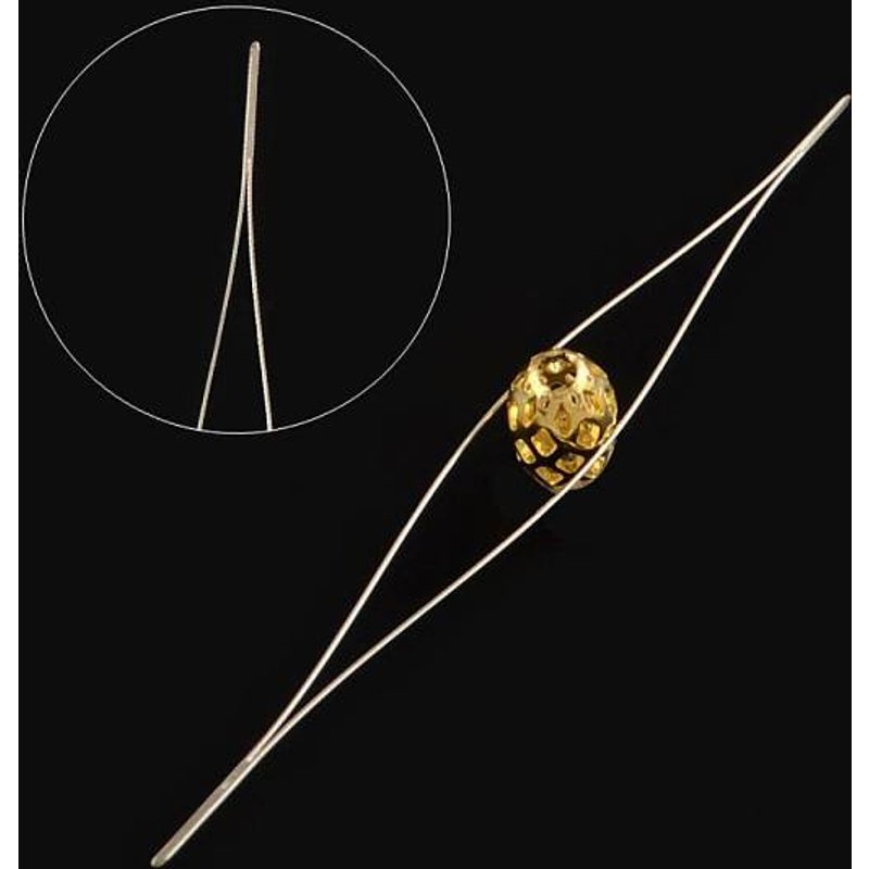 Aiguilles à perles à grand œil en fer, pliables pour la création de bijoux — Outils de création de bijoux
