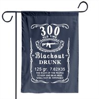 Drapeau de Jardin Blackout Drunk pour Usage Extérieur