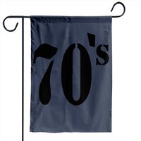 Drapeau de jardin des années 70 pour usage extérieur — Drapeaux décoratifs