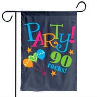 Drapeau de jardin pour 90e anniversaire