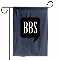 Drapeau de jardin Be Back Soon Bbs Abbreviation Chat Bubble — Drapeaux décoratifs