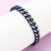Bracelet en Acier Inoxydable 304 en Maillons Cubains pour Hommes et Femmes — Bracelet Femme