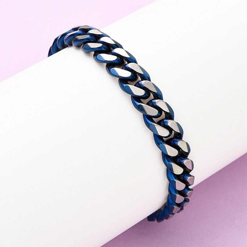 Bracelet en Acier Inoxydable 304 en Maillons Cubains pour Hommes et Femmes — Bracelet Femme