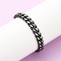 Bracelet en acier inoxydable 304 en maillons cubains pour hommes et femmes