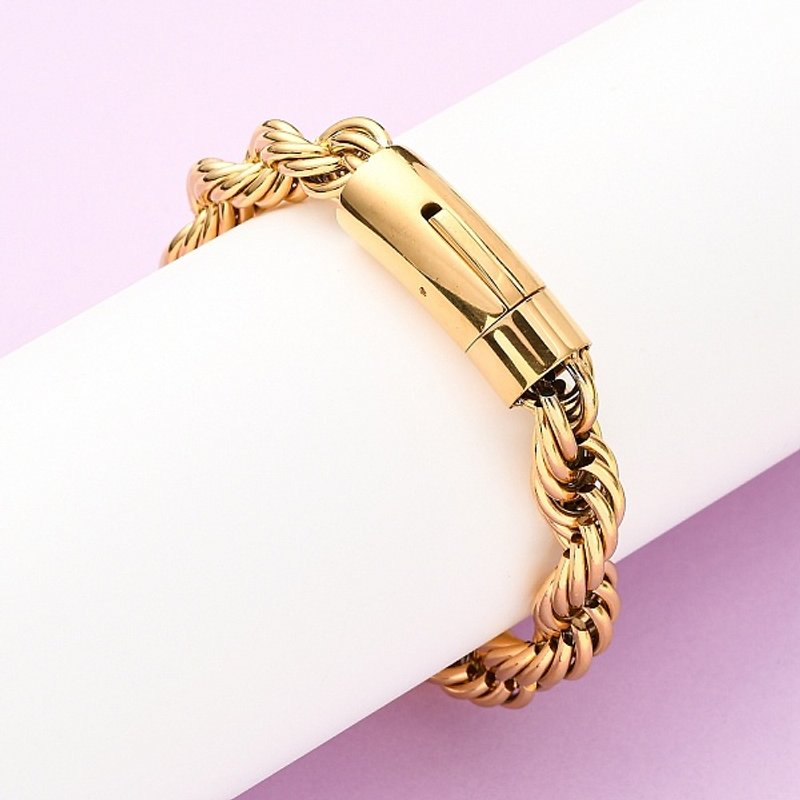 Bracelet en Chaîne en Acier Inoxydable 304 pour Hommes et Femmes — Bracelet Femme
