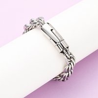Bracelet en chaîne torsadée en acier inoxydable 304 pour hommes et femmes — Bracelet Femme