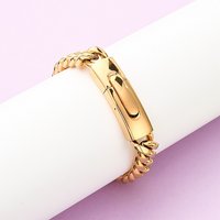 304 Stainless Steel Cuban Link Chain Bracelet for Men and Women — Bracelet Women